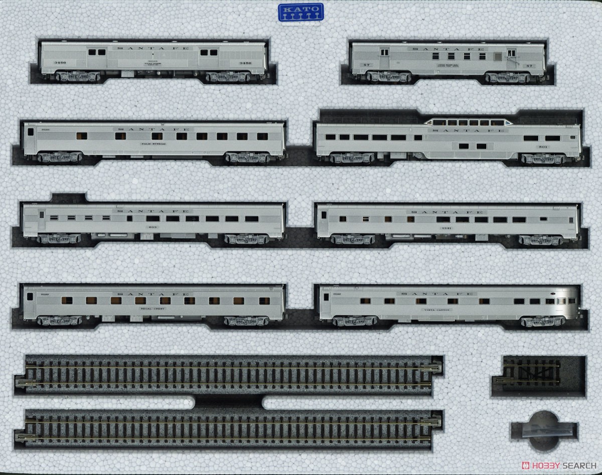 サンタ・フェ スーパーチーフ (8両セット) ☆外国形モデル (鉄道模型