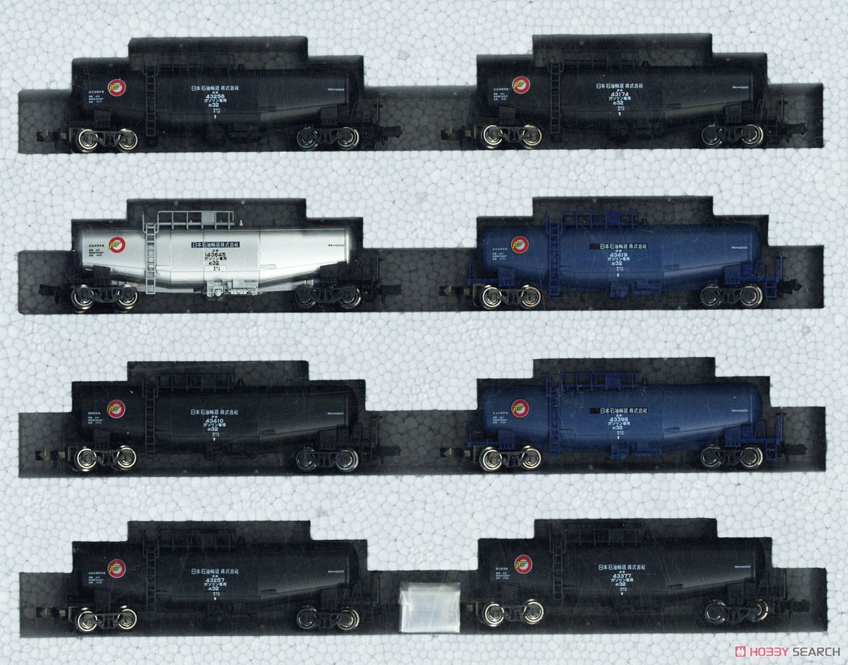 特別企画品】 タキ43000 日本石油輸送 (黒・青・シルバー) 8両セット