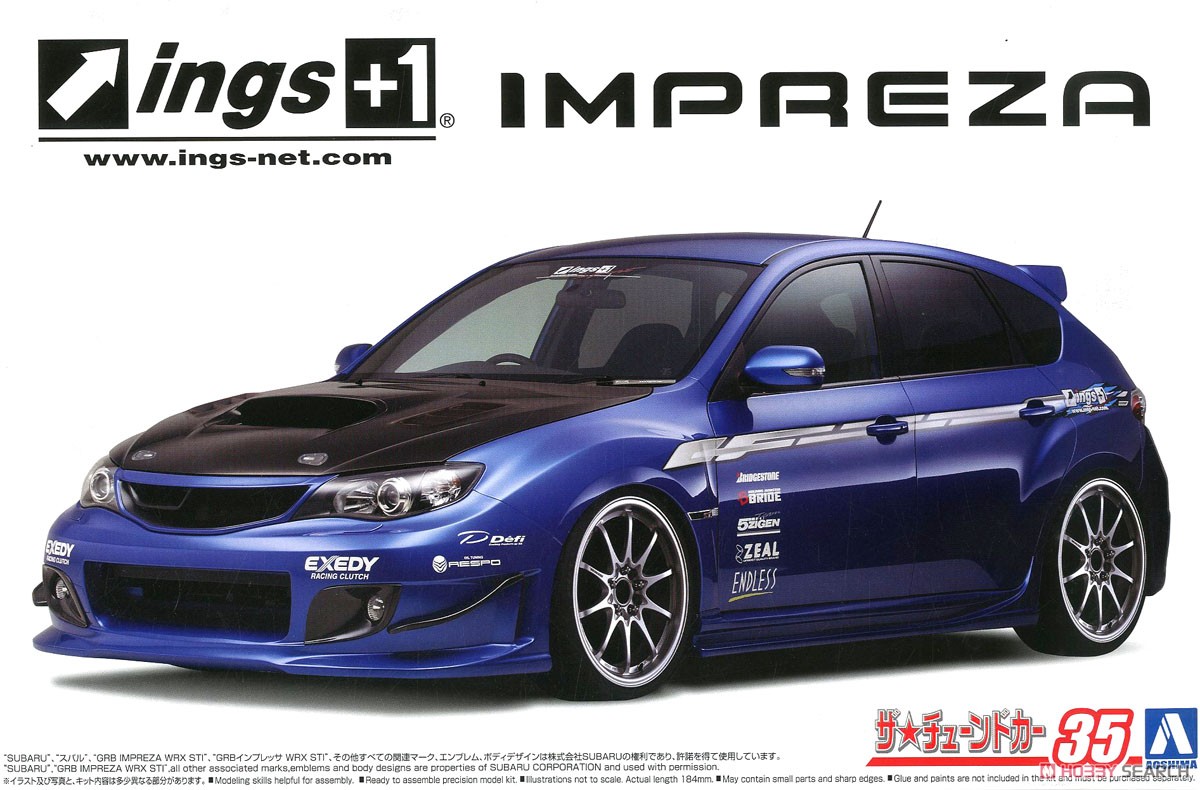 ings GRB インプレッサ WRX STI `07 (スバル) (プラモデル) - ホビー
