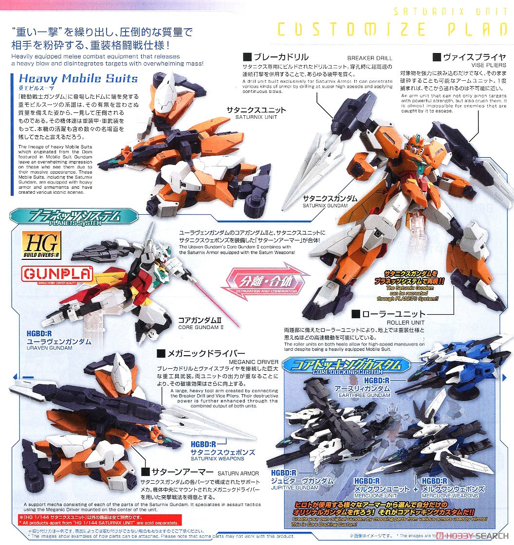 サタニクスユニット (HGBD:R) (ガンプラ) - ホビーサーチ ガンプラ他