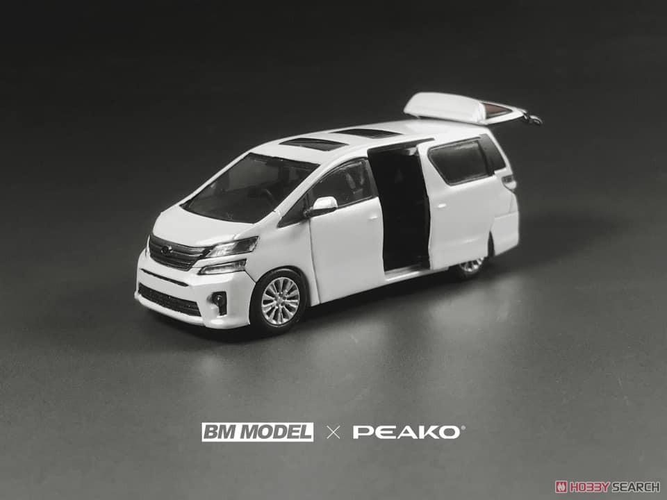 1/43 トヨタ アルファード 350S タイプゴールドⅡ ミニカー ホワイト 1