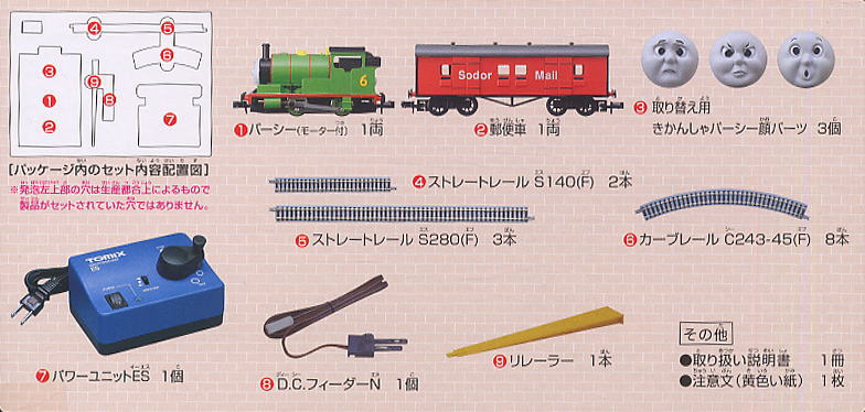 きかんしゃ パーシー スタートセット (鉄道模型) - ホビーサーチ 鉄道