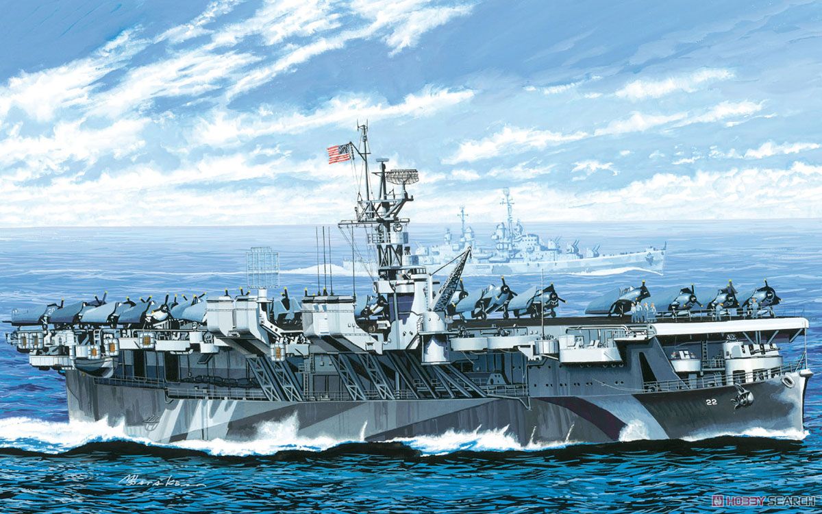 WW.II アメリカ海軍空母 U.S.S.インディペンデンス CVL-22 (プラモデル
