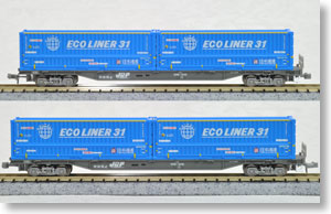 コキ106 + U47A・日本通運「エコライナー31」 (2両セット) (鉄道模型