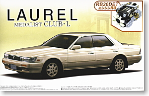 C33ローレル メダリスト クラブ-L` 91後期型 (エンジン付) (プラモデル