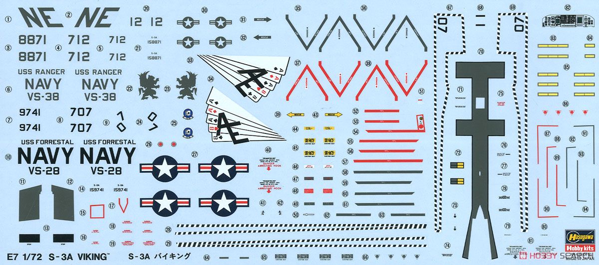 S-3A Viking (Plastic model) - HobbySearch Military Model Store