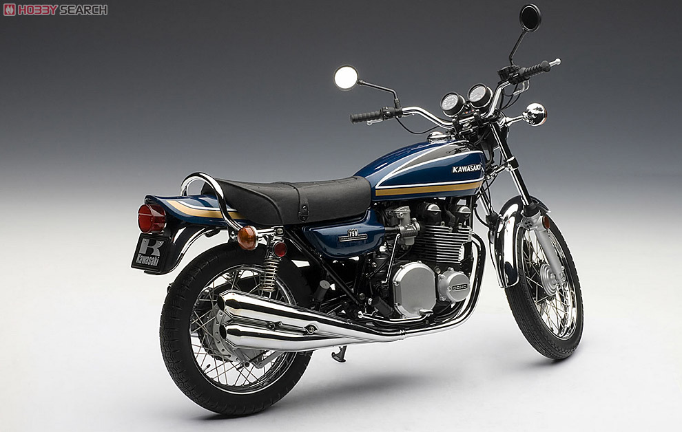 カワサキ 750RS (Z2) (キャンディ・ブルー/ゴールド) (ミニカー