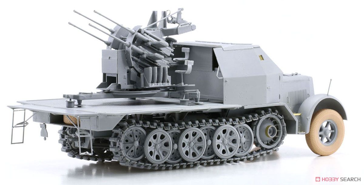 WW.II ドイツ軍 Sd.Kfz.7/1 装甲8tハーフトラック 2cm 4連装Flak 38