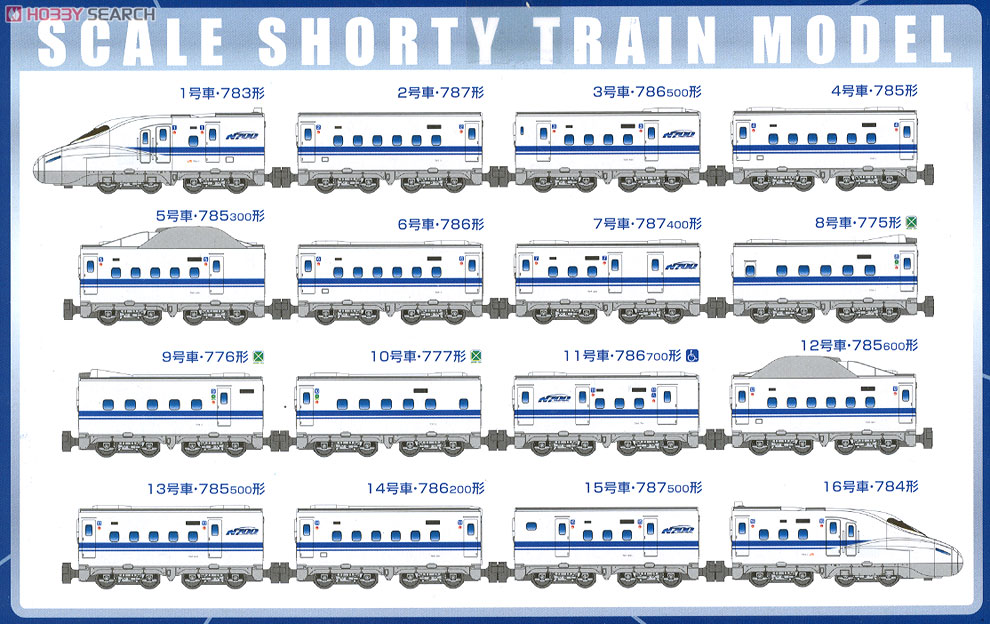 Bトレインショーティー 新幹線N700系 東海道・山陽新幹線 フル編成
