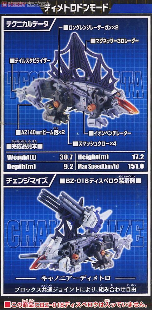 BZ-021 ディメトロプテラ (組み立てキット) - ホビーサーチ ロボット・特撮