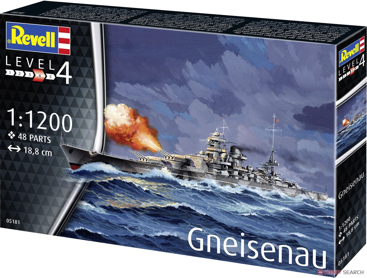 ドイツ巡洋戦艦 グナイゼナウ (プラモデル) - ホビーサーチ ミリタリー