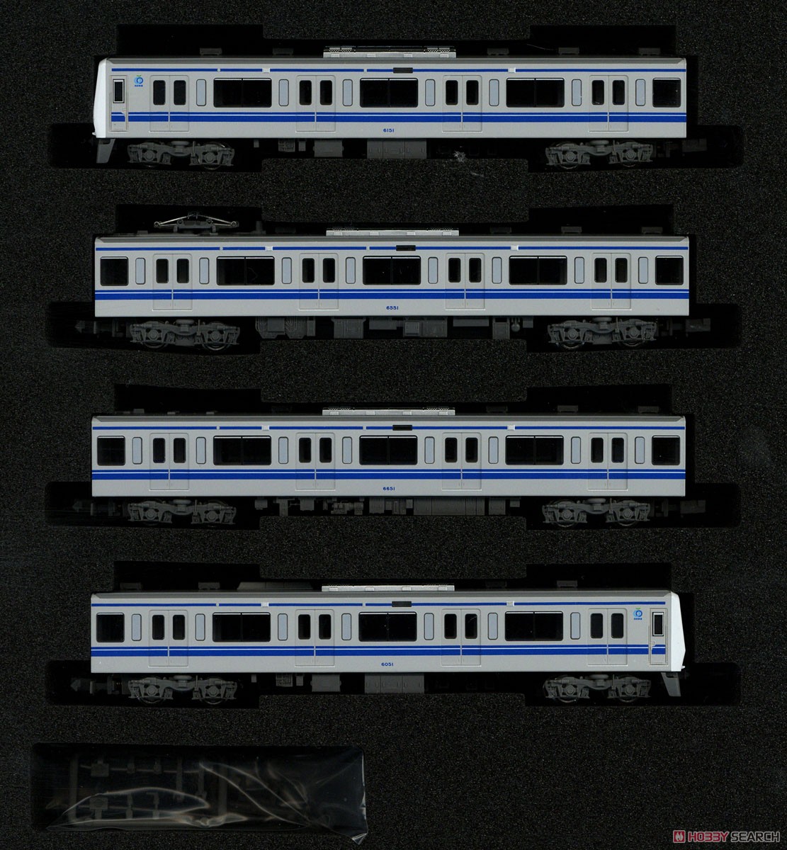 西武 6000系 アルミ車 (6151編成・戸袋窓閉鎖後) 基本4両編成セット