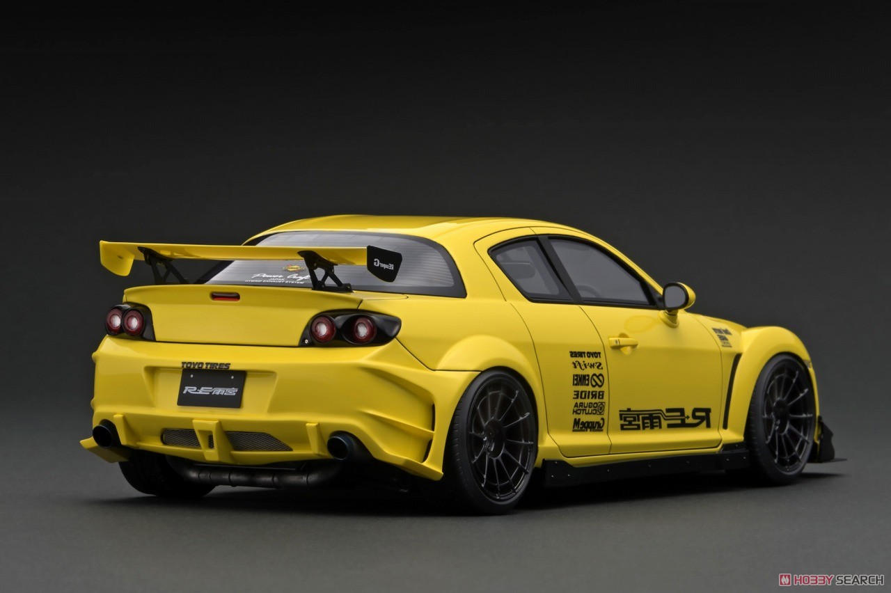 Mazda RX-8 (SE3P) RE Amemiya Yellow (ミニカー) - ホビーサーチ ミニカー