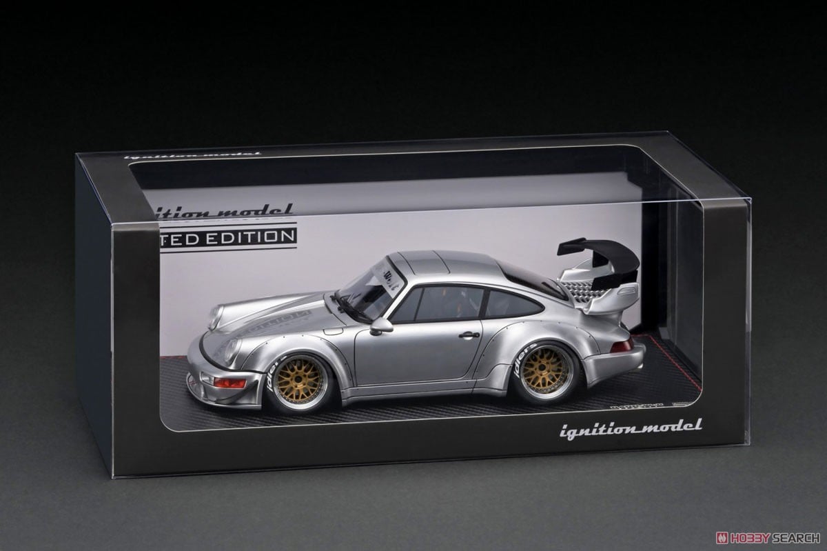 RWB 964 Silver With Engine (ミニカー) - ホビーサーチ ミニカー