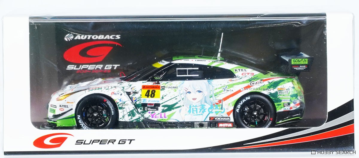 脱毛 ケーズフロンティア GO&FUN 猫猫 GT-R No.48 NILZZ RACING GT300