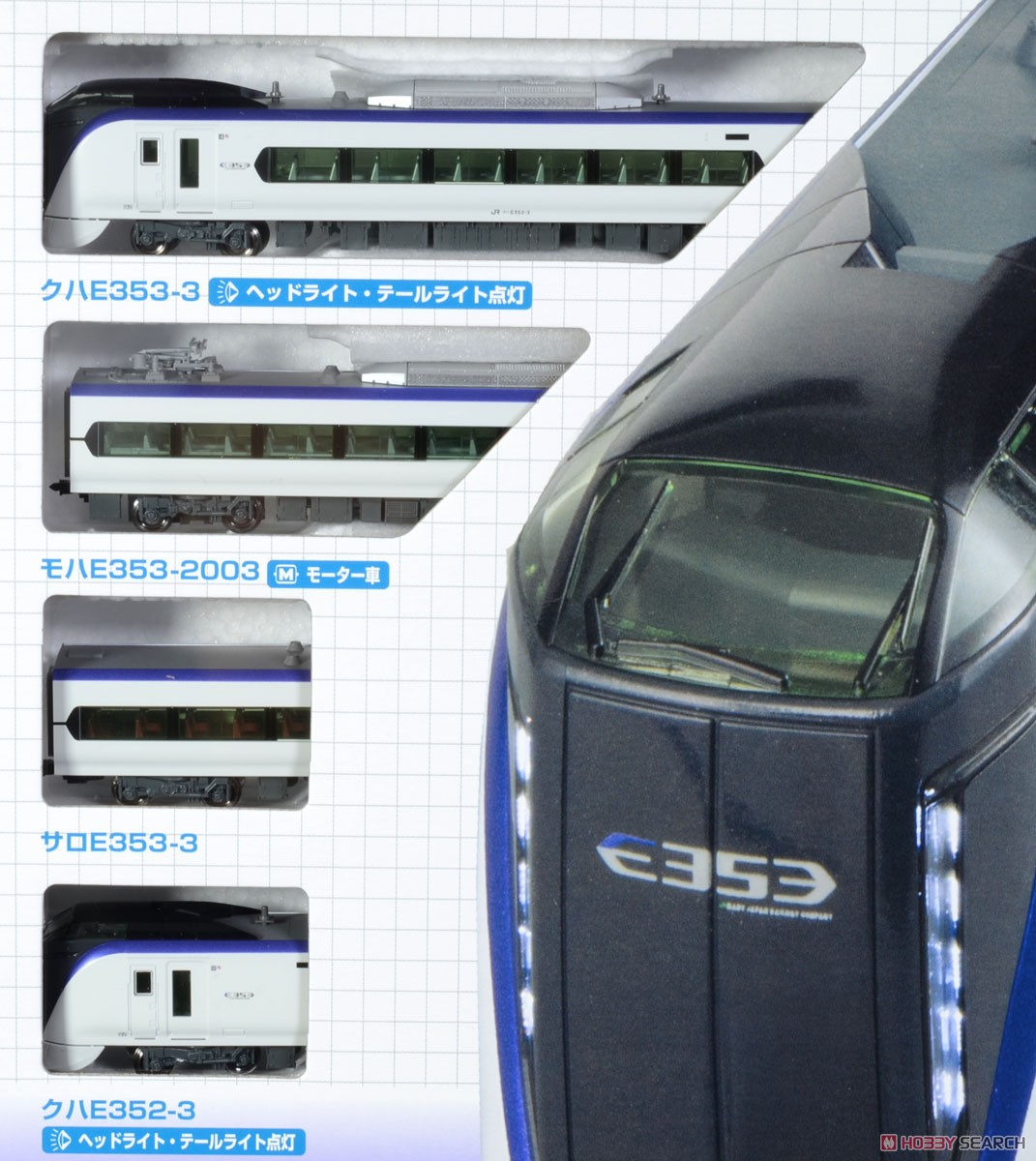 Nゲージ スターターセット E353系 「あずさ・かいじ」 (4両セット＋