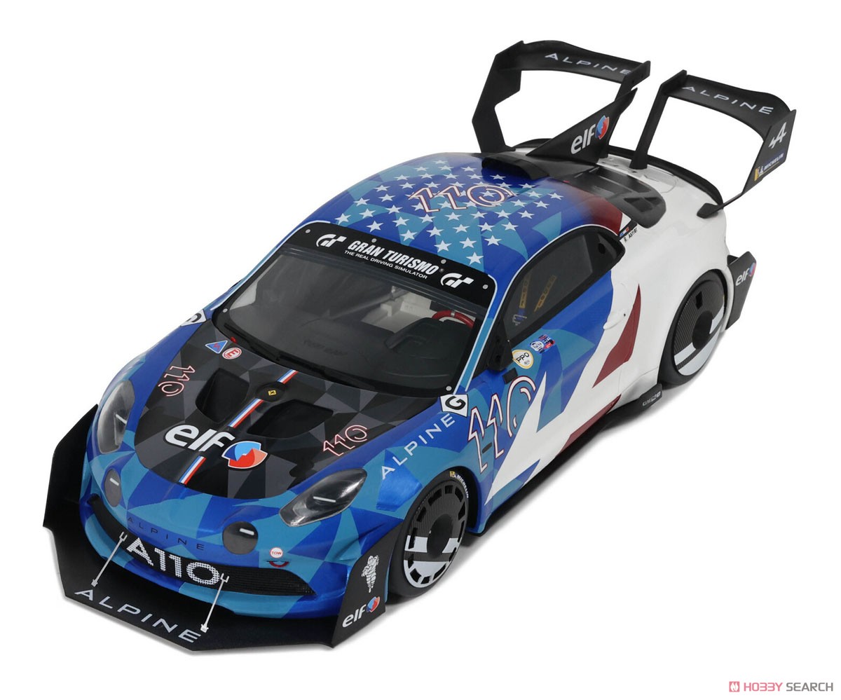 アルピーヌ A110 パイクスピーク 2023 (トリコロール) (ミニカー
