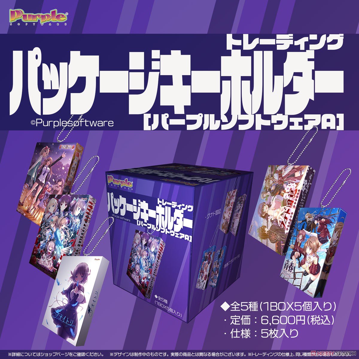 Purple software 「キーホルダー パープルソフトウェアB」box Purple