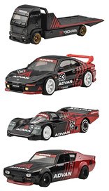 ホットウィール⭐️ロゴライト⚡️プレミアムADVANレーシング✨共に