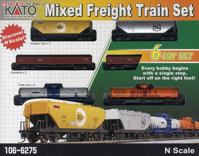 混合貨車列車 (6両セット) ☆外国形モデル (鉄道模型) - ホビーサーチ