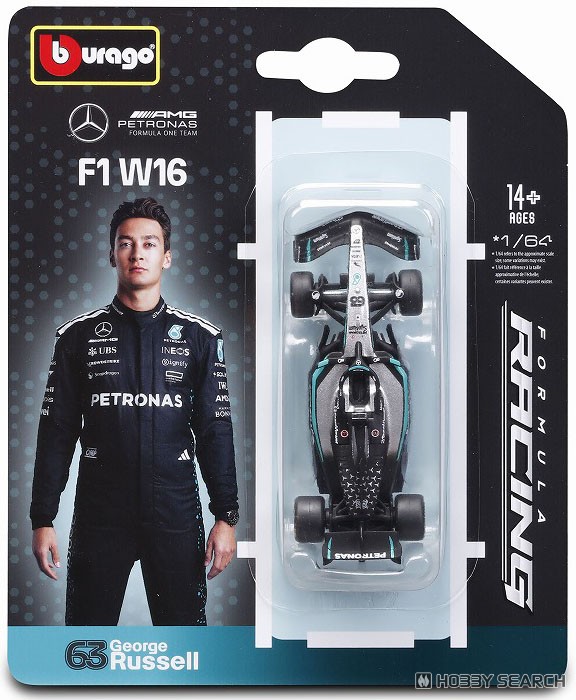 メルセデス-AMG ペトロナス F1チーム FW16 2025 No,63 G.ラッセル