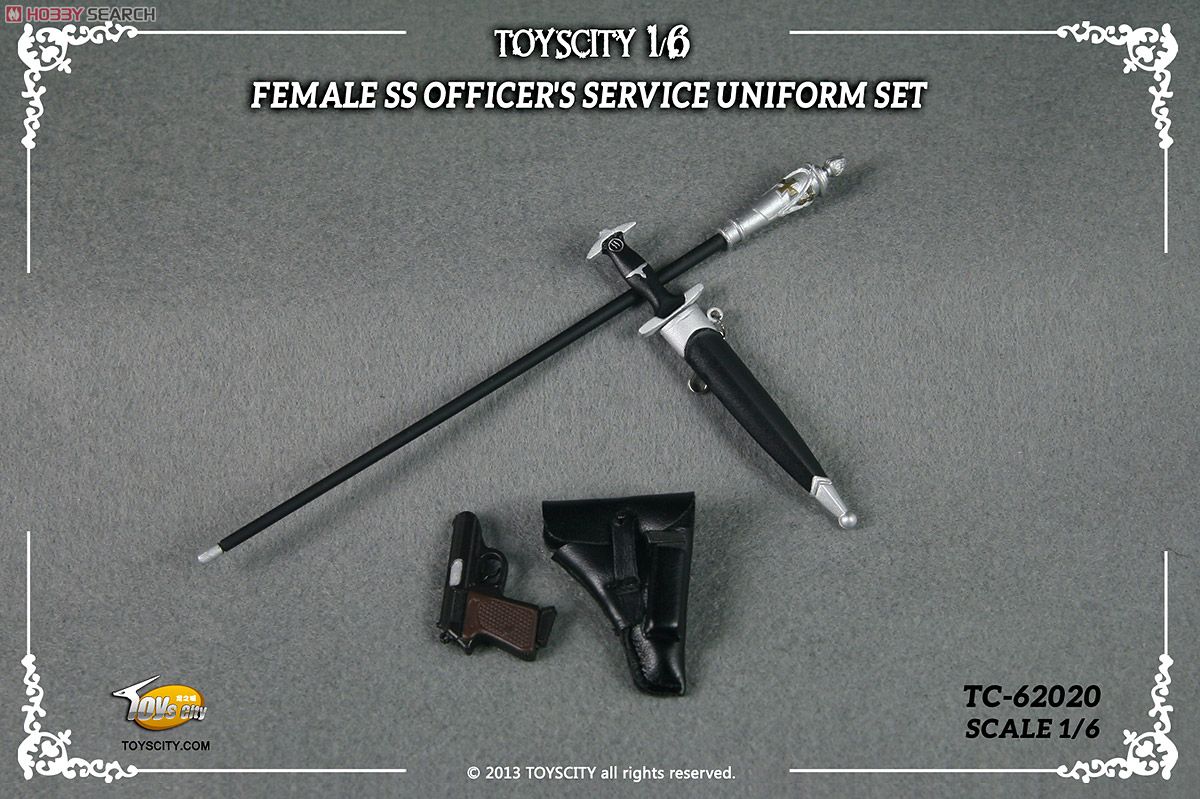 トイズシティ 1/6 ドイツ ナチ党 武装親衛隊 女性将校 制服セット