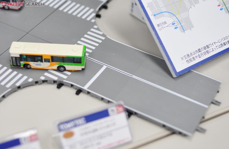 X-001 バスコレ走行システム 交差点セット (十字路) 交差点X121.5-A-RO