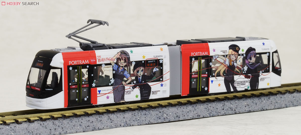 鉄道コレクション 富山ライトレール TLR0601 (鉄道むすめラッピング・A