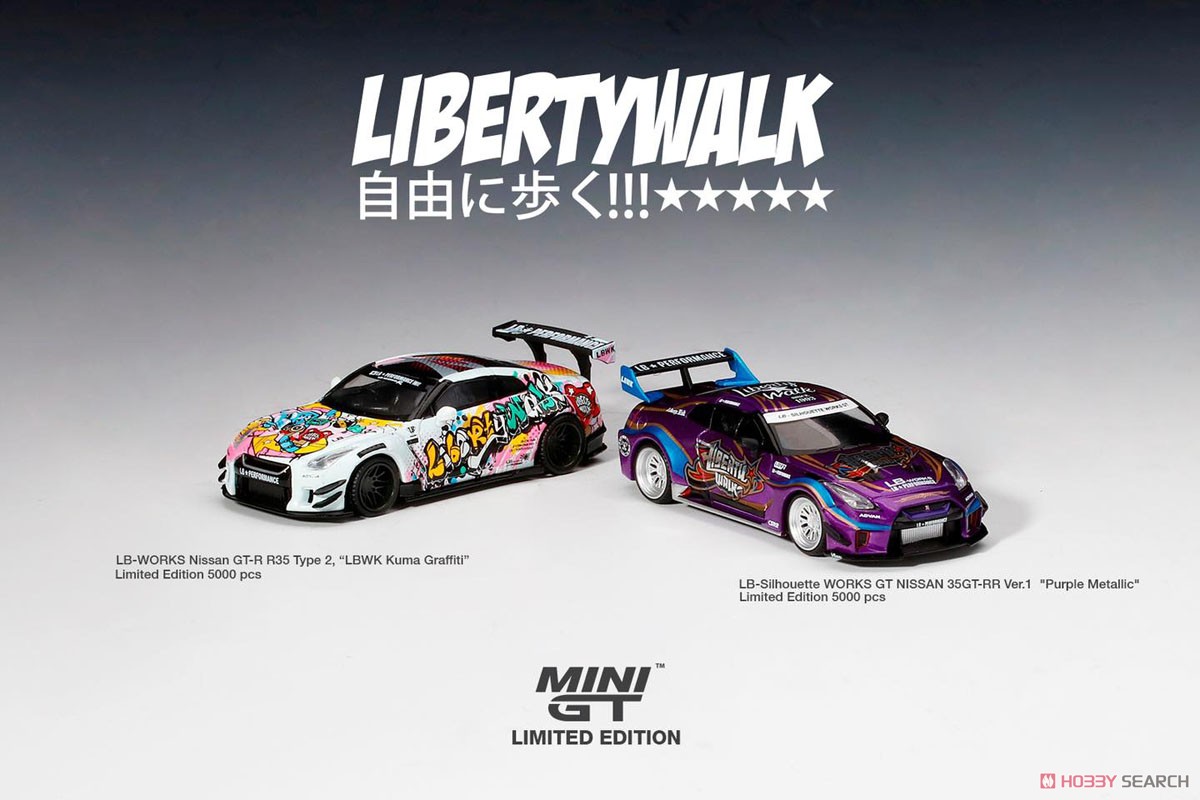 LB WORKS Nissan GT-R Type 2 Rear Wing Version 3 `LBWK Kuma
