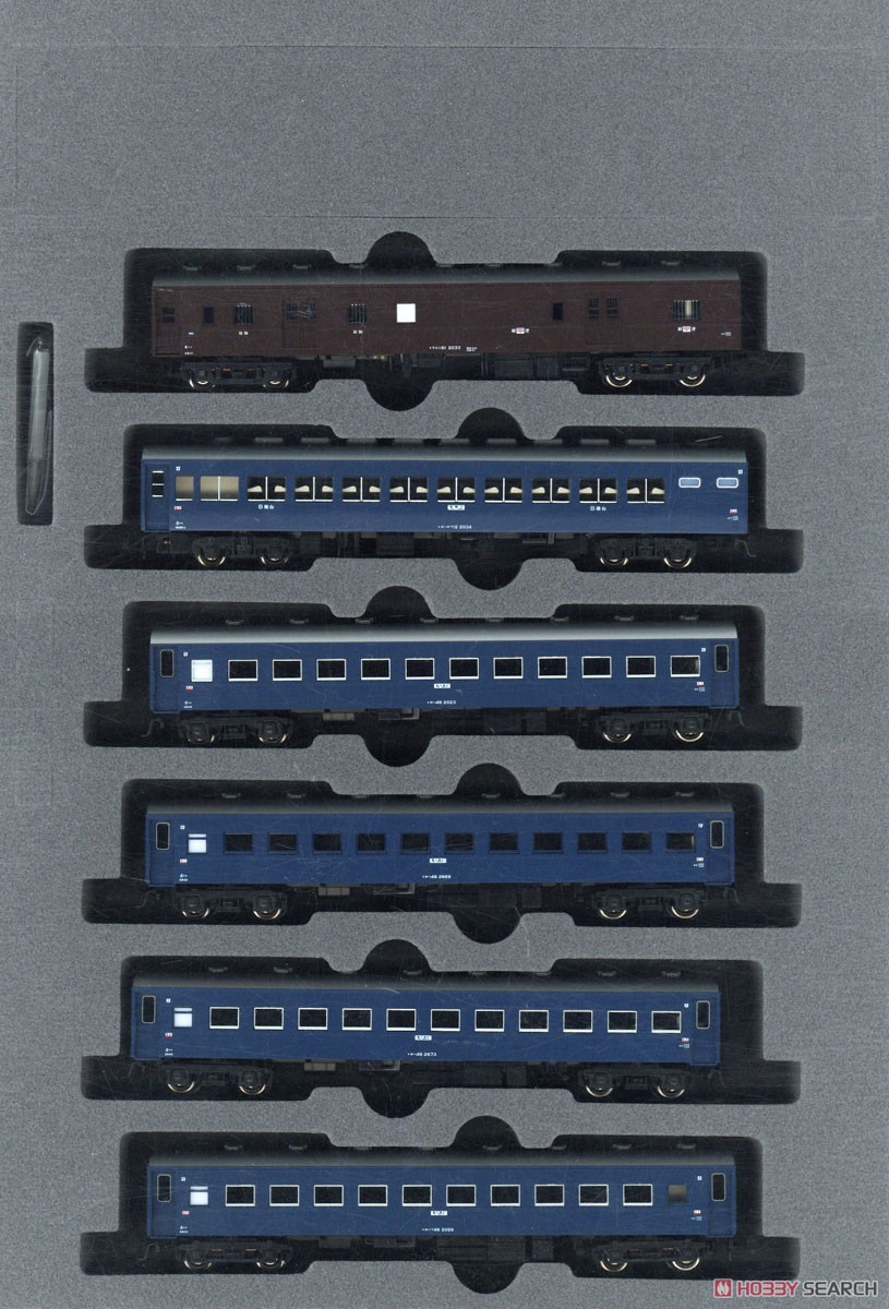 43系 夜行急行 「きそ」 6両基本セット (基本・6両セット) (鉄道模型