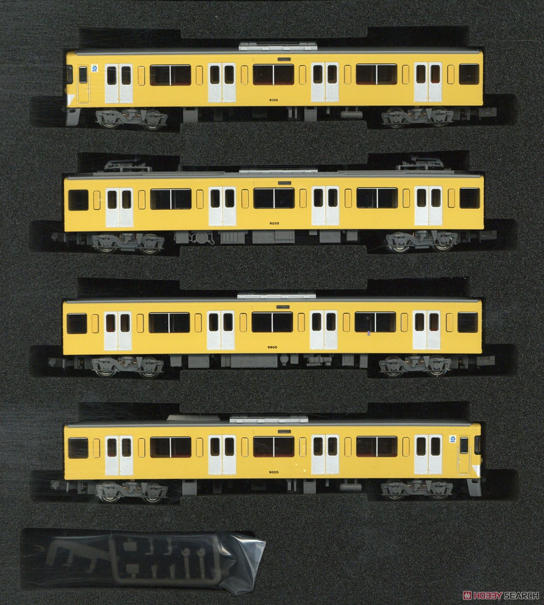 西武 9000系 (多摩湖線・黄色) 4両編成セット (動力付き) (4両セット