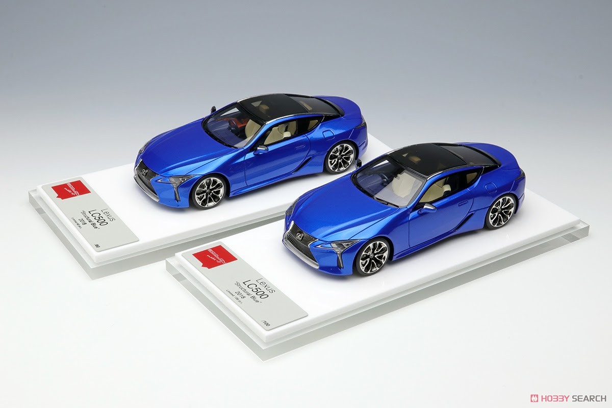 ミニカー LEXUS LC500h Structural Blue 1/18 Lexus LC 500h Sports