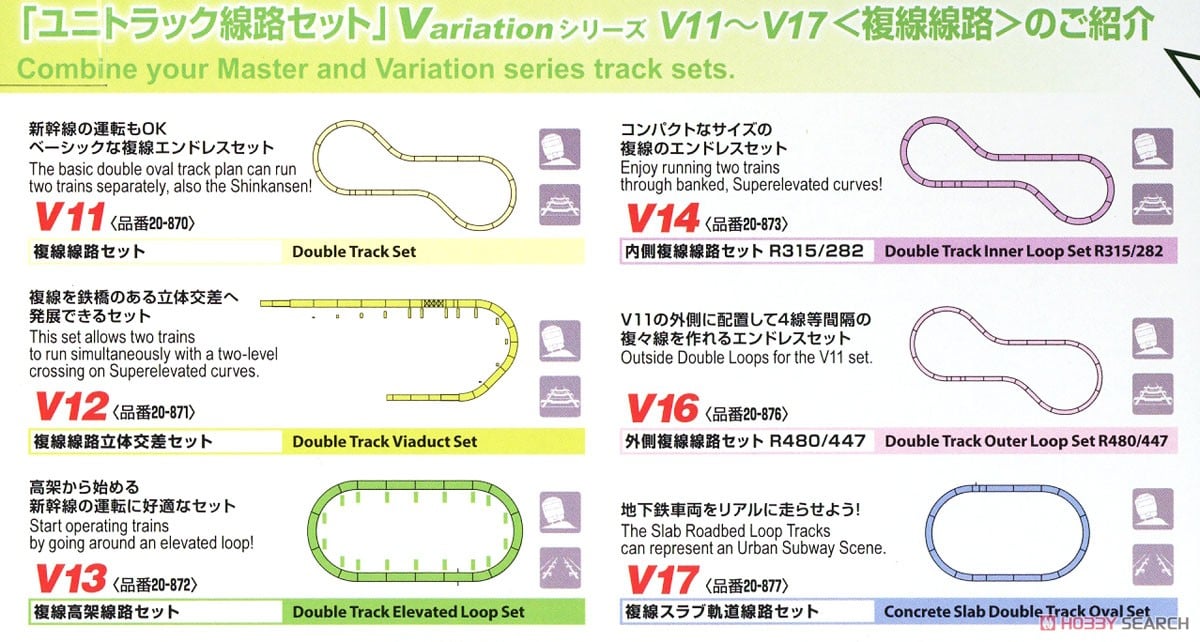 UNITRACK [V15] 複線駅構内線路セット (バリエーション15) (鉄道模型