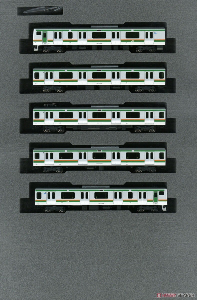 E231系1000番台 東海道線 付属編成セット (5両セット) (鉄道模型