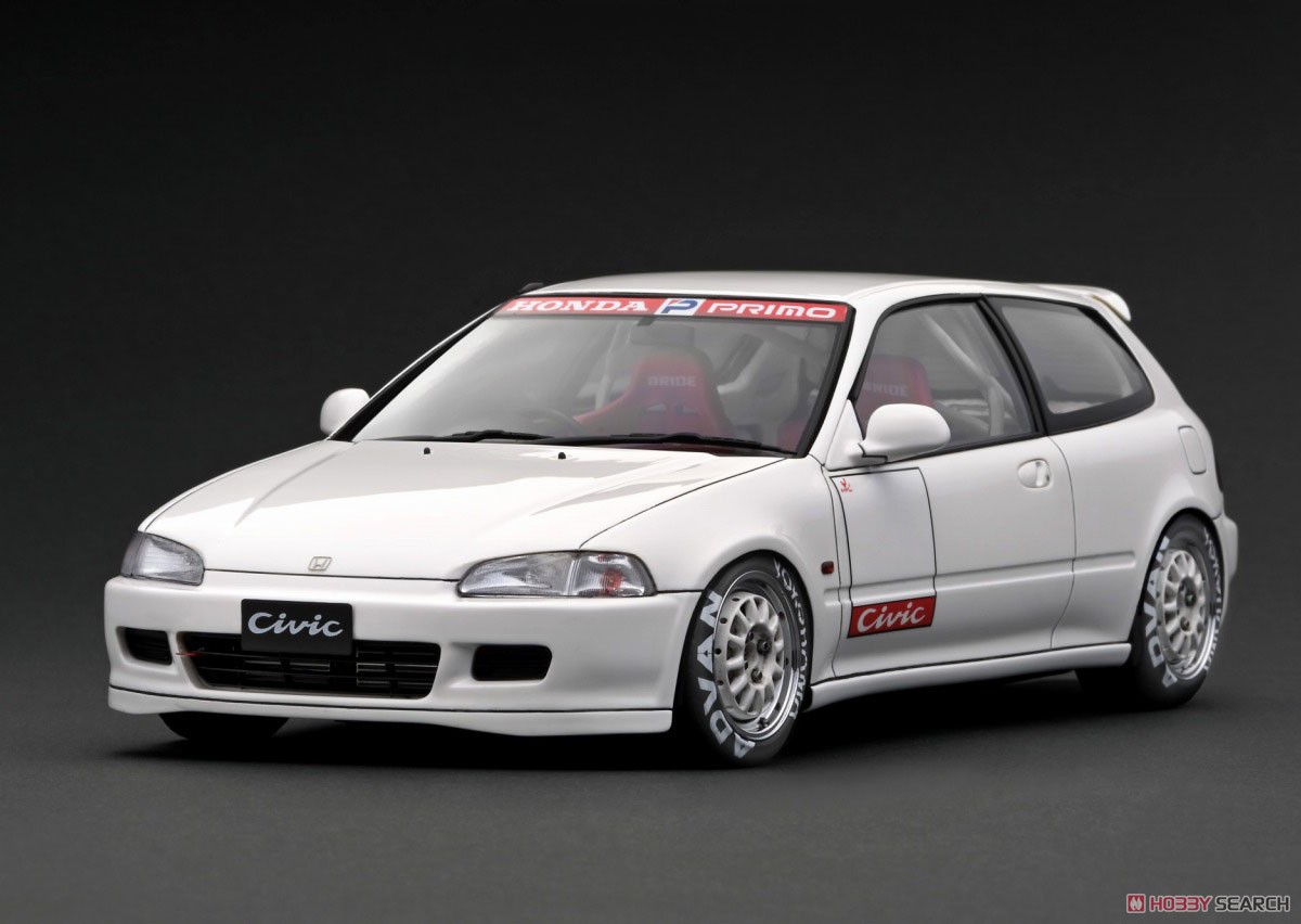 Honda CIVIC (EG6) White (ミニカー) - ホビーサーチ ミニカー