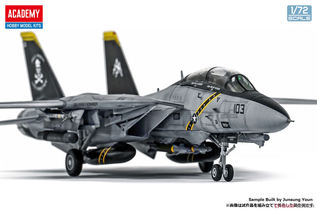 F-14B トムキャット `VF-103 ジョリーロジャース` (プラモデル