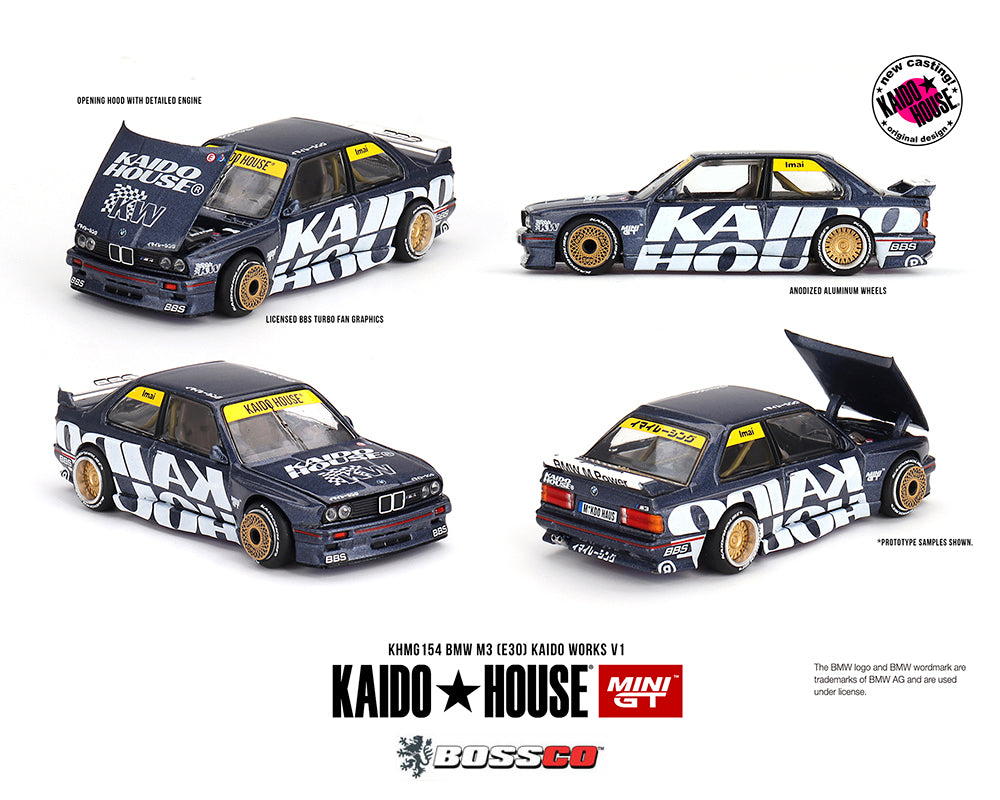 MINI GT KAIDO HOUSE BMW M3 (E30) 