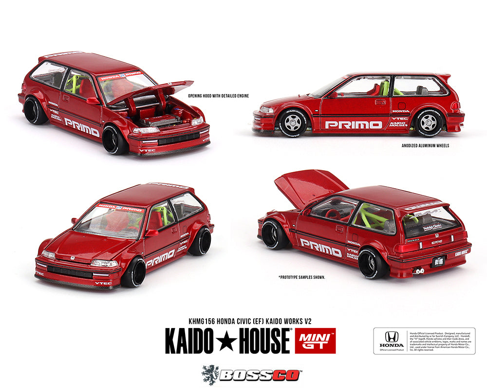MINI GT KAIDO HOUSE HONDA CIVIC(EF) WORKS V2 