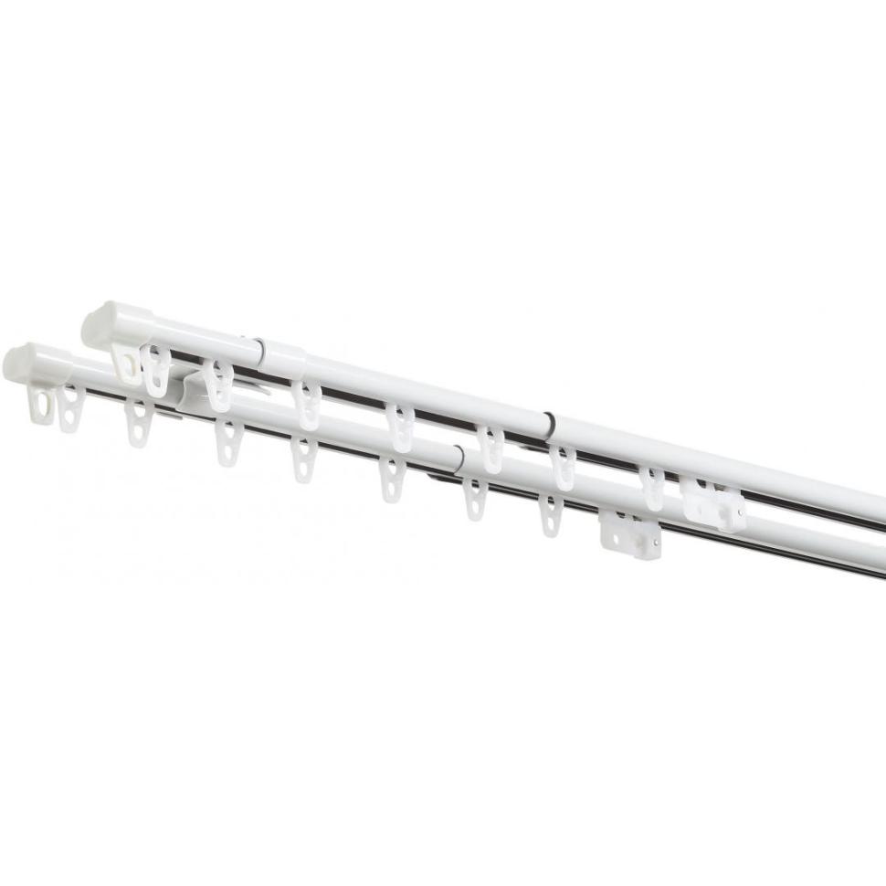 カーテンレール C型伸縮 2.0Mダブル アイボリー | TWO-ONE STYLEネット