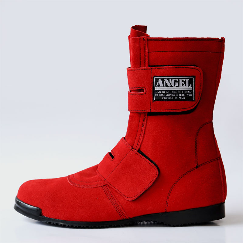 JIS】エンゼル 溶接用高所用安全靴 B71 レッド 商品詳細｜鳶服 鳶用品