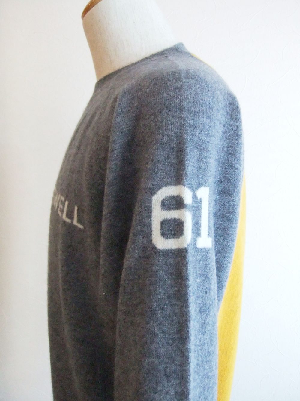 rough & swell - TOUR SWEATER 2022 12G カシミア クルーネック