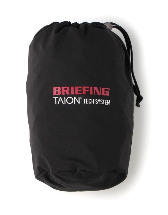 BRIEFING GOLF - MENS TAION DOWN CREW NECK （ブラック） TAION