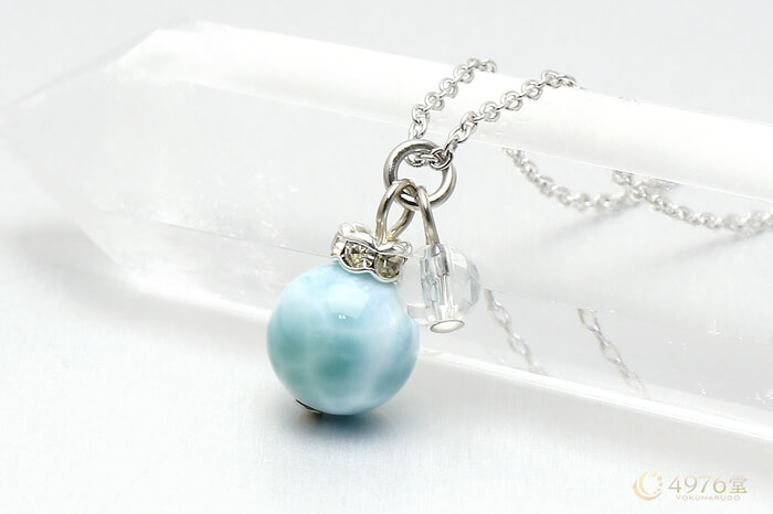 ラリマー・水晶カット ネックレス ｜ 天然石通販の4976堂