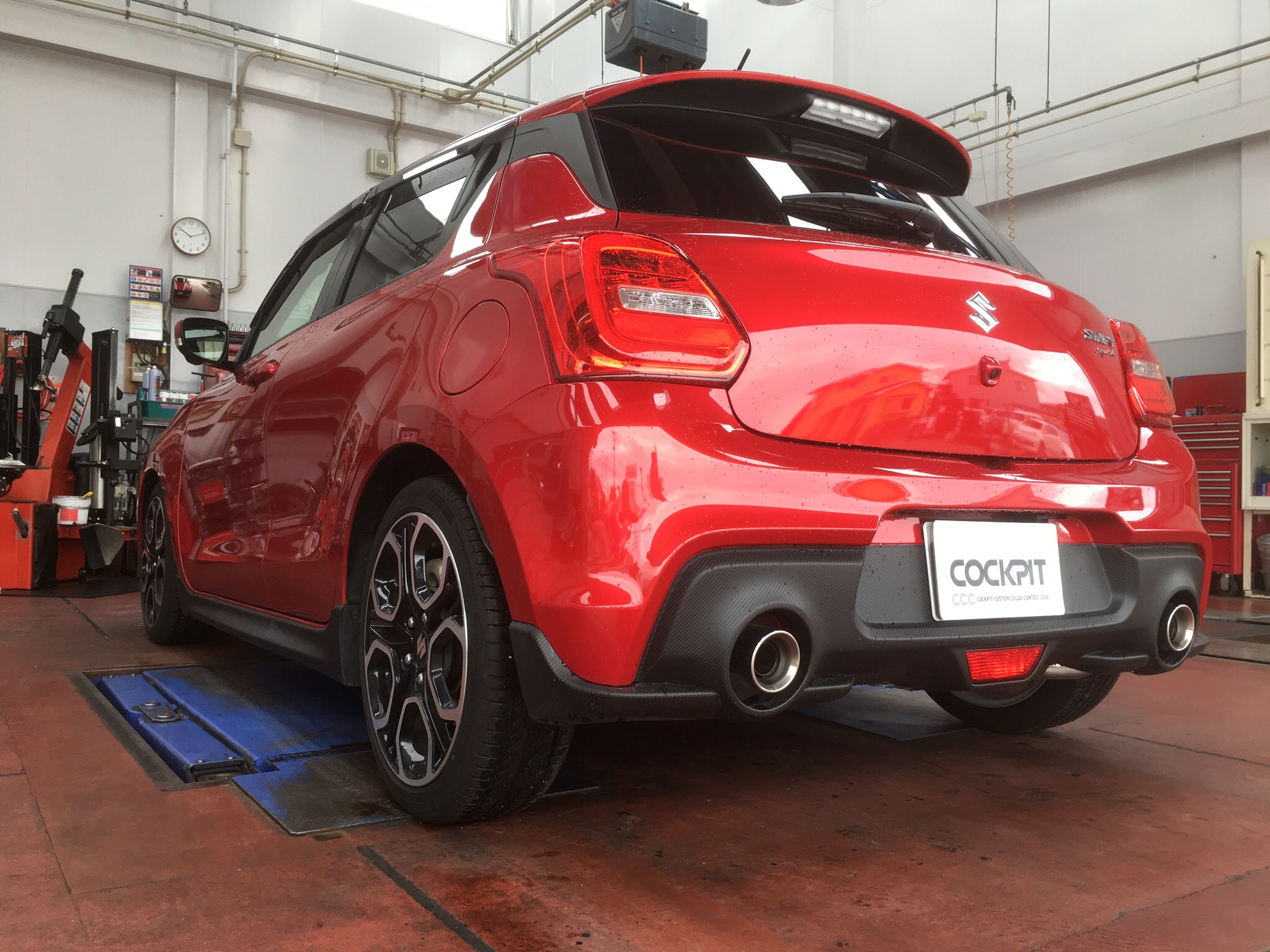 新型スイフトスポーツ ZC33S × HKS Hi-power Spec-L マフラー交換 大変