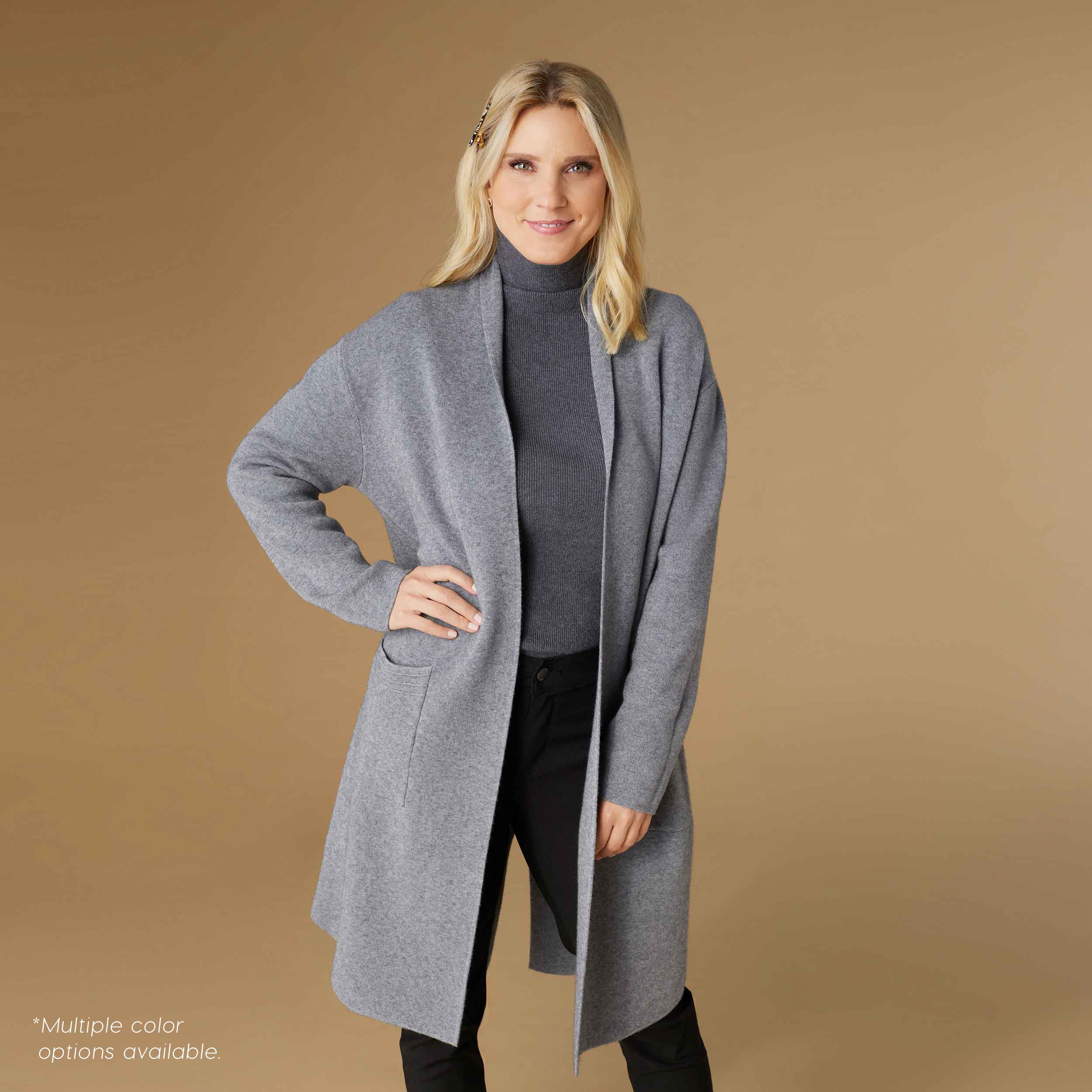 Heavenly-Luxe Long Cardigan with Lattice Back - Final Sale – COCO