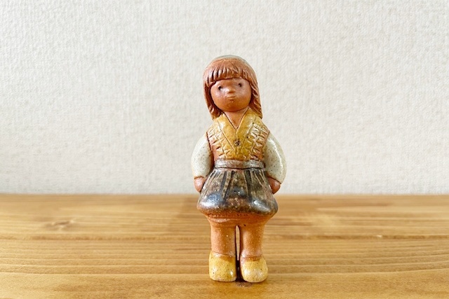 Rutebo keramik Lisskulla/ルーテボ 女の子 北欧雑貨アンティークcoco