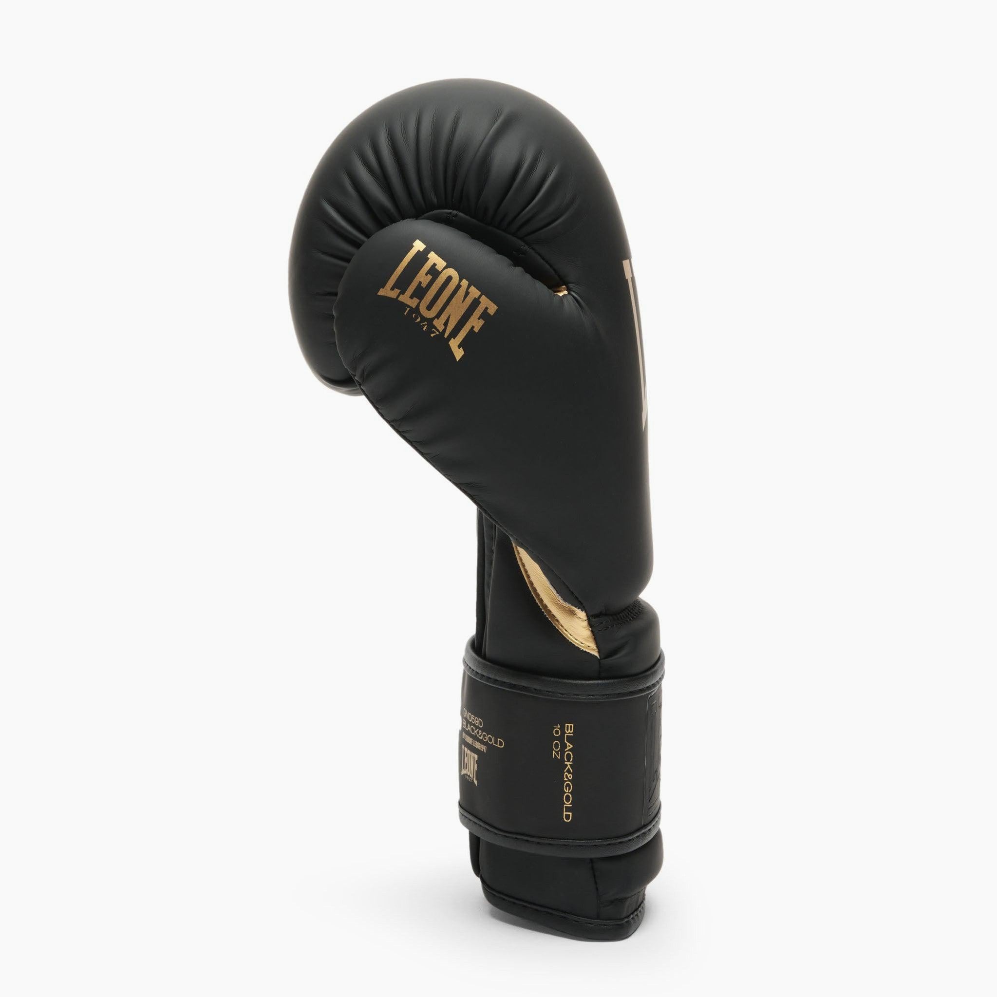 Boxing gloves Leone GN059D Black&Gold – Combat Arena