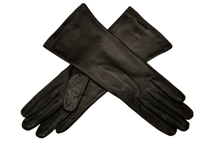 ラスト1点！】メローラ レディース ロング手袋◇ナパレザー◇ブラック