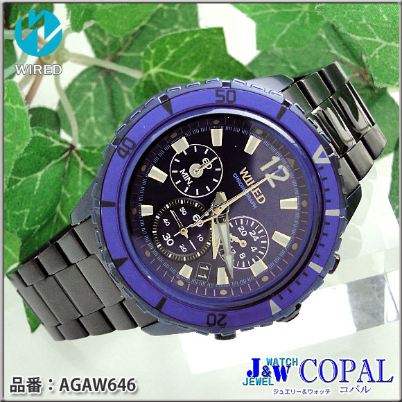 数量限定品】WIREDワイアード・THE BLUE・メンズ腕時計～1800個限定