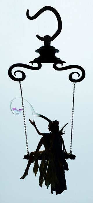 PVC製塗装済み完成品 ぶら下げフィギュア 鳥かごの少女 [鳥かごの少女